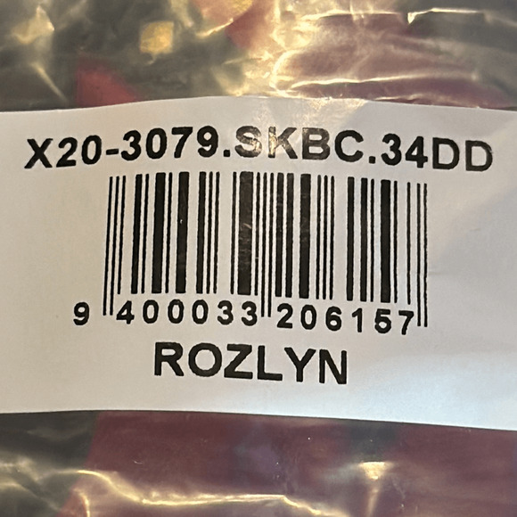 Frederick's Of Hollywood Women's Size 34DD Red Rozlyn Mesh and Stud Red Bra - Picture 4 of 5